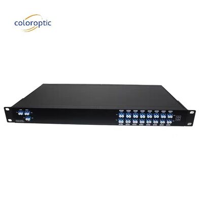 Einfaser-WDM-Modell 40 Kanal DWDM AAWG WDM-System LC-Anschluss