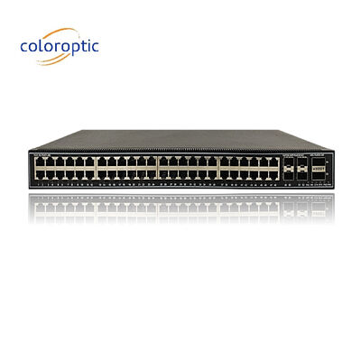 CE-Schicht 2 Enterprise Network Switch mit 48*2.5GE, 4*10GE, 2*40GE-Ports