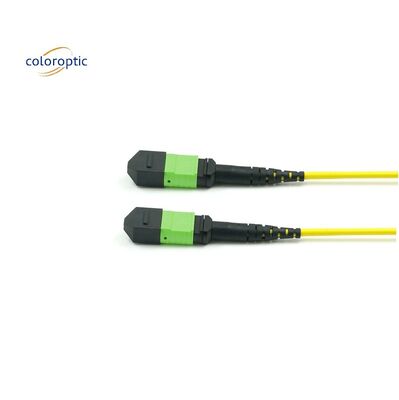 Passive optische Ein-Modus-Patch-Leitung MPO-12 / APC-zu-MPO12 / APC