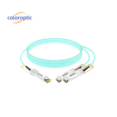 CO-1X1CP AOC DAC Kabel 400G OSFP zu 2x200G QSFP56 Verbindungen