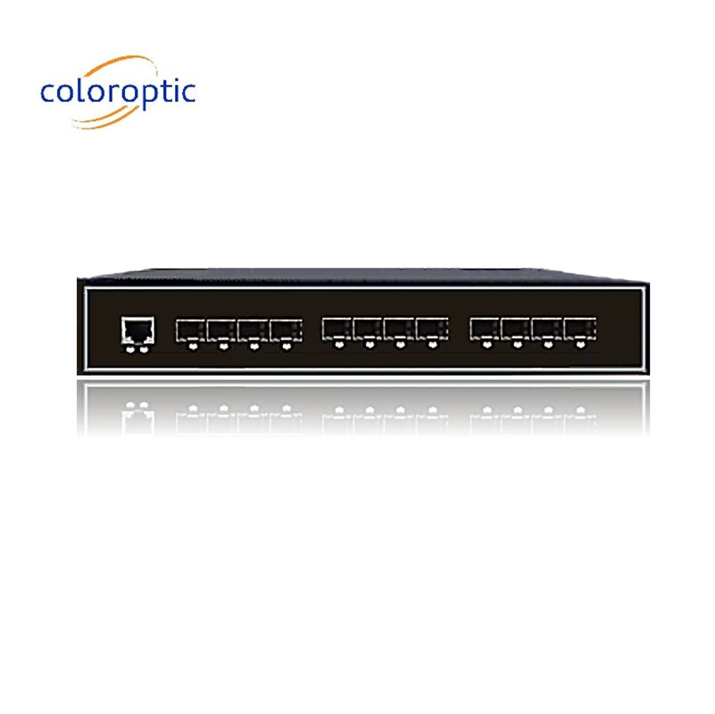 Industrieller Intelligenter Ethernet-Switch mit 8GE SFP 4 Ports 10GE SFP+ 1 Konsole